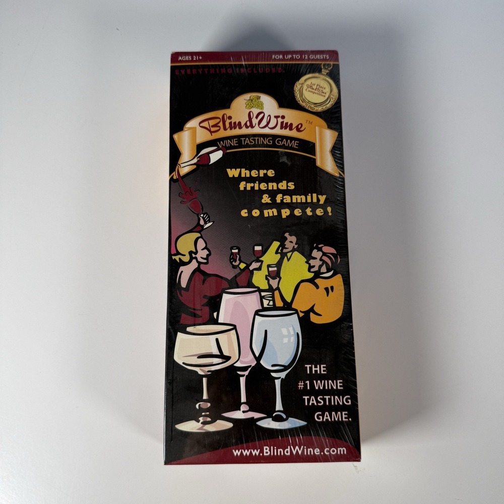 Blind Wine Tasting Game Up to 12 Players Fun Hosting Party Sealed New in Box